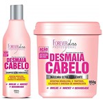 Ficha técnica e caractérísticas do produto Kit Forever Liss Desmaia Cabelo Shampoo 500ml + Mascara 950g