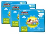 Ficha técnica e caractérísticas do produto Kit Fralda Huggies Turma da Mônica Tripla Proteção - Mega Tam P 3 Pacotes com 60 Unidades Cada