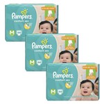 Ficha técnica e caractérísticas do produto Kit Fralda Pampers Confort Sec M com 132 Tiras