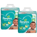 Ficha técnica e caractérísticas do produto Kit Fralda Pampers Confort Sec Super Tamanho 112 Tiras