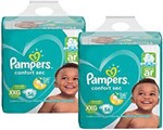 Ficha técnica e caractérísticas do produto Kit Fralda Pampers Confort Sec Super Tamanho XXG 112 Tiras - P&G