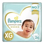 Ficha técnica e caractérísticas do produto Kit Fralda Pampers Premium Care Tamanho Xg 182 Unidades