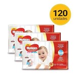 Ficha técnica e caractérísticas do produto Kit 3 Fraldas Huggies Turma Mônica Supreme Care Mega M - 120 Unidades