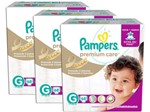 Ficha técnica e caractérísticas do produto Kit Fraldas Pampers Premium Care Tam G - 3 Pacotes com 68 Unidades Cada