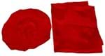 Ficha técnica e caractérísticas do produto Kit 2 Fronhas 50x70 +1 Touca de Cetim Anti Frizz Vermelho
