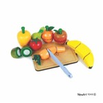 Ficha técnica e caractérísticas do produto Kit Frutinha de Madeira com Corte Coleção Comidinhas NewArt