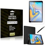 Ficha técnica e caractérísticas do produto Kit Galaxy Tab a 10.5 T590/T595 Capa Pasta + Película de Vidro + Caneta Touch - Armyshield