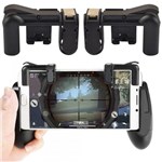 Kit Gamepad + Gatilho Mira Tiro Controle Celular L1 R1 para Free Fire - Xzeng