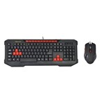 Ficha técnica e caractérísticas do produto Kit Gamer Teclado e Mouse Combatt Jm-8806 + Mouse Pad Extra Grande 70x35