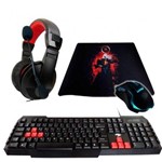 Kit Gamer-Teclado, Mouse, Headset e Mouse Pad-Kt1327e22214