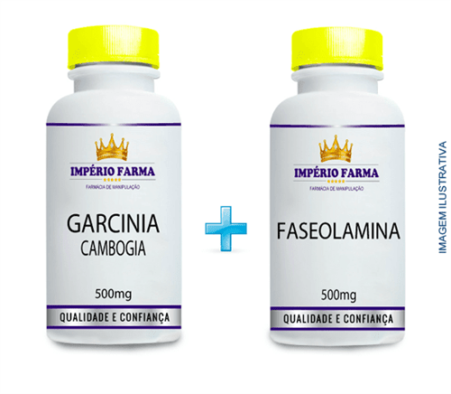 Ficha técnica e caractérísticas do produto Kit Garcinia Cambogia + Faseolamina (60 Cápsulas)