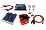 Ficha técnica e caractérísticas do produto Kit Gerador de Energia Solar 10Wp - Gera Até 32Wh/dia - Sinosola