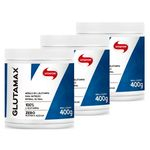 Ficha técnica e caractérísticas do produto Kit 3 Glutamina Glutamax em pó - Vitafor - 400g cada