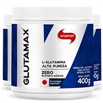 Ficha técnica e caractérísticas do produto Kit 3 Glutamina Glutamax em Pó Vitafor 400g