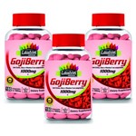 KIT 3 GOJI BERRY 1000mg - 180 Tabletes - Antioxidante - Anti-inflamatório