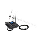 Ficha técnica e caractérísticas do produto Kit GSM Telefone Celular Fixo 1 Chip com Antena e Cabo CFA 4211 Intelbras