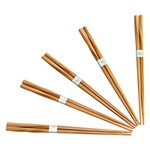 Ficha técnica e caractérísticas do produto Kit Hashi Natural em Bambu com 5 Pares - Kyoto