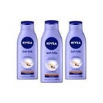 Ficha técnica e caractérísticas do produto Kit 3 Hidratante Nivea Soft Milk 200ml