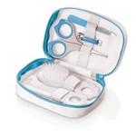 Ficha técnica e caractérísticas do produto Kit Higiene Barato Pente+escova+manicure Bb097 Azul