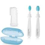 Ficha técnica e caractérísticas do produto Kit Higiene Oral 3 Estágios Multikids Baby Azul