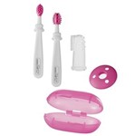 Ficha técnica e caractérísticas do produto Kit Higiene Oral Multikids Baby BB244 - Rosa