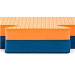 Kit Home Tatame Profissional 9 Placas 30mm + Yamamura + Azul+laranja