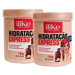 Ficha técnica e caractérísticas do produto Kit 2 Ilike Professional Hidratação Express Máscara - 1kg