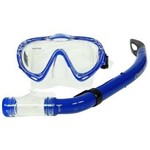 Ficha técnica e caractérísticas do produto Kit Infantil Máscara Snorkel Oasis Azul - Mormaii