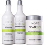 Ficha técnica e caractérísticas do produto Kit Inoar Cicatrifios Shampoo, Condicionador e Máscara Cicatrifios - 1Kg