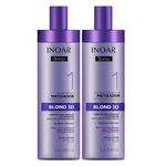 Ficha técnica e caractérísticas do produto Kit Inoar Shampoo + Condicionador Oxyfree Matizador Blond 3d