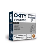 Ficha técnica e caractérísticas do produto Kit Instalação Ar Condicionado Split 12.000 a 18.000 - 5m Sem Suporte - Okity