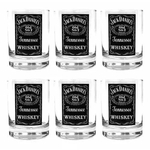 Ficha técnica e caractérísticas do produto Kit Jack Daniel's 06 Copos Whisky 250ml