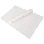 Kit Jogo Americano 4 Ps em Bambu Natural para Uso Dirio Branco - Conthey