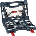 Ficha técnica e caractérísticas do produto Kit Jogo de Brocas e Bits Bosch V-line 91 Peças com Maleta