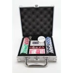 Ficha técnica e caractérísticas do produto Kit Jogo De Poker Luxo 100 Fichas 2 Baralhos Maleta Alumínio