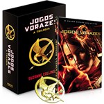 Kit Jogos Vorazes: Box Livro Trilogia + DVD (Pin Grátis)
