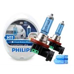 Ficha técnica e caractérísticas do produto Kit Lâmpada H11 Crystal Vision Ultra Philips 12v 4300k