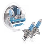 Ficha técnica e caractérísticas do produto Kit Lâmpada Philips H4 Crystal Vision Ultra 4300k
