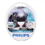 Ficha técnica e caractérísticas do produto Kit Lampada Philips Xtreme Vision HB4 9006 55w 12v - Efeito Xenon