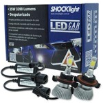 Ficha técnica e caractérísticas do produto Kit Lâmpada Super Led H13 12v 35w 3200 Lumens 6000k Shocklight