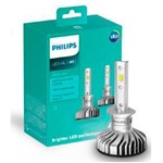 Ficha técnica e caractérísticas do produto Kit Lâmpadas LED Farol Philips Ultinon H1 6200k 160% + Luz