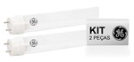 Ficha técnica e caractérísticas do produto KIT 2 LÂMPADAS LED TUBULAR T8 18W 1200mm 6.500K (branco Frio) BIVOLT - Ge