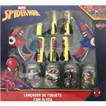 Ficha técnica e caractérísticas do produto Kit 2 Lança Foguete com Latinhas Homem Aranha Marvel Toyng