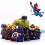 Kit Lego Marvel! 8 Vingadores + Homem Aranha