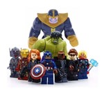Kit Lego Vingadores Marvel Guerra Infinita + Thanos Jóias do - Sy
