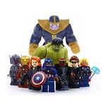 Ficha técnica e caractérísticas do produto Kit LEGO Vingadores Marvel Guerra Infinita + Thanos Jóias do