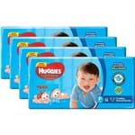 Kit Leve Mais Pague Menos - 4 Fraldas Huggies Tripla Proteção Jumbo P - 144 Unidades