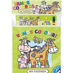 Ficha técnica e caractérísticas do produto Kit - Livro + Lápis de Cor: na Fazenda - Coleção Vamos Colorir!
