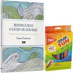 Ficha técnica e caractérísticas do produto Kit - Livro Mindfulness: o Livro de Colorir Antiestresse + Lápis de Cor Tris Color Fun 36 Cores