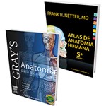 Ficha técnica e caractérísticas do produto Kit Livros - Gray's - Anatomia para Estudantes + Atlas de Anatomia Humana